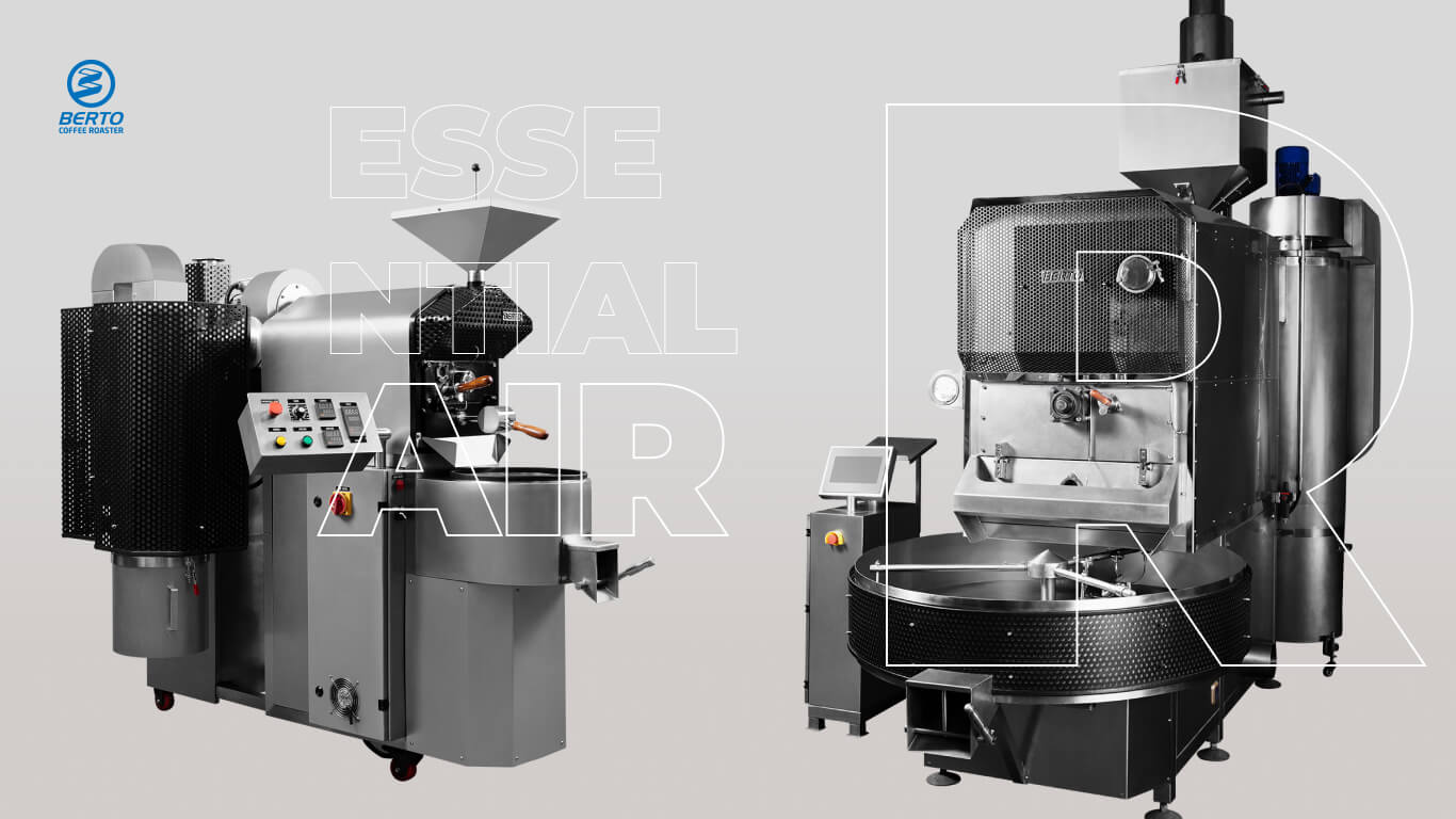 Air coffee roaster machines from Berto Roaster