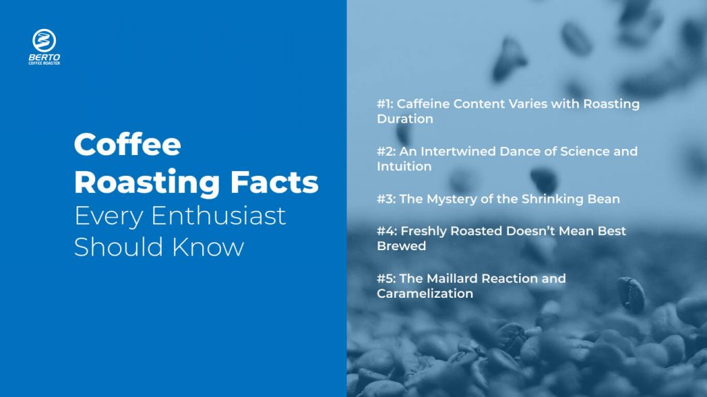 5 Cool Coffee Roasting Facts You Should Know Berto Coffee Roaster