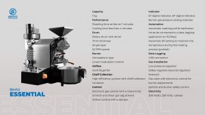 Berto Roaster Machine Essential Specification