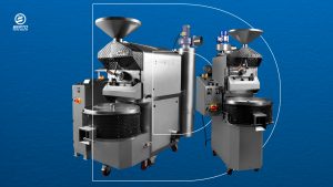 Berto Type D drum coffee roasting machine designed for small to medium-scale production.